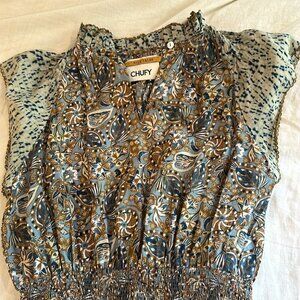 Chufy silk maxi dress, Medium M Fall